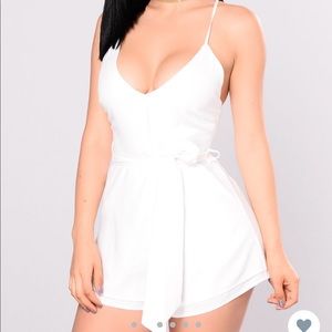 Fashion Nova Just Memories White Romper